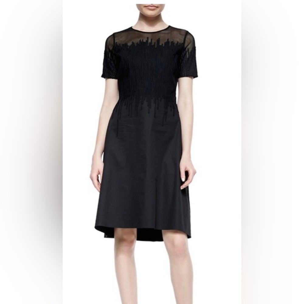 Elie Tahari Ophelia dress size 10 new black